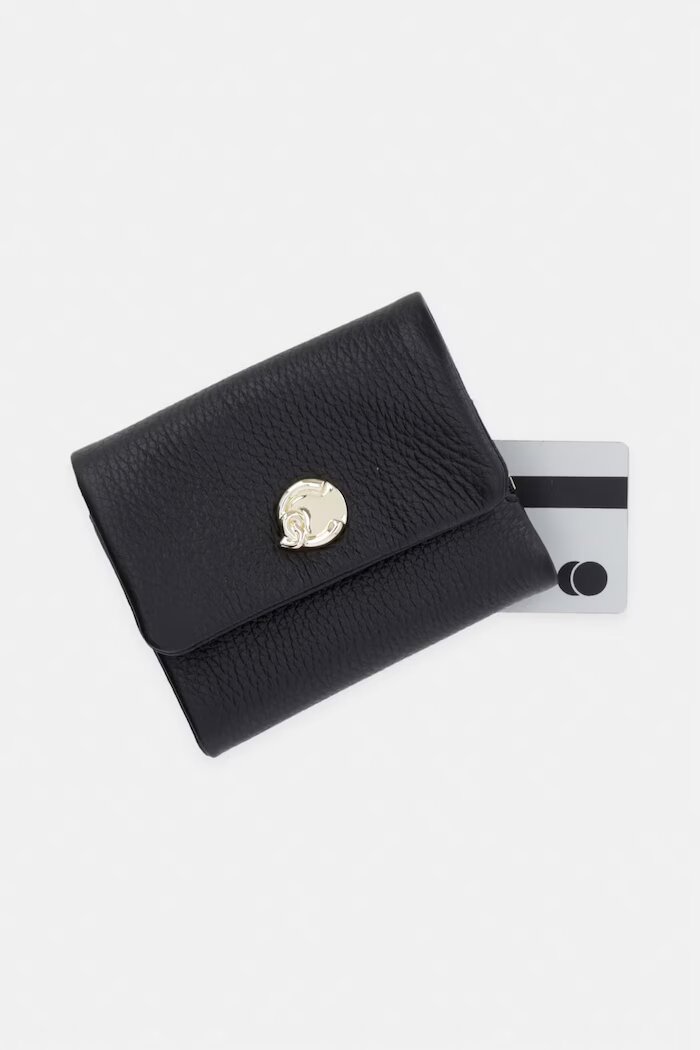 COCCINELLE портфейл дамски от кожа черен E2 TBM 11 G0 01