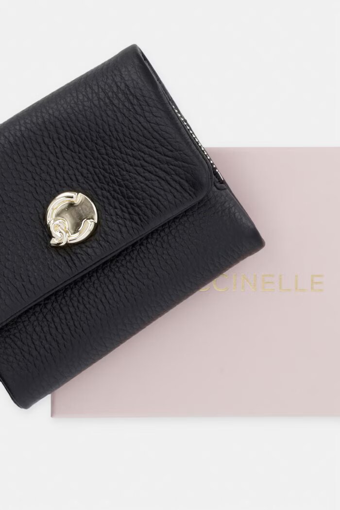 COCCINELLE портфейл дамски от кожа черен E2 TBM 11 G0 01