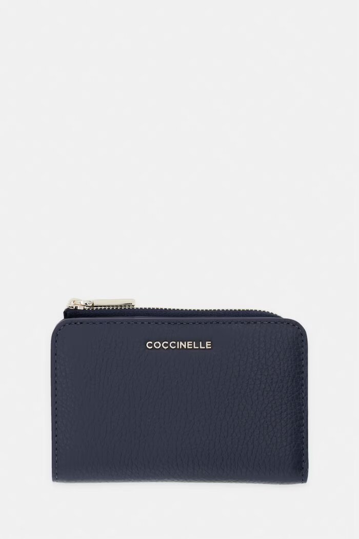 COCCINELLE портфейл дамски от кожа тъмносин E2 MW5 11 D1 01