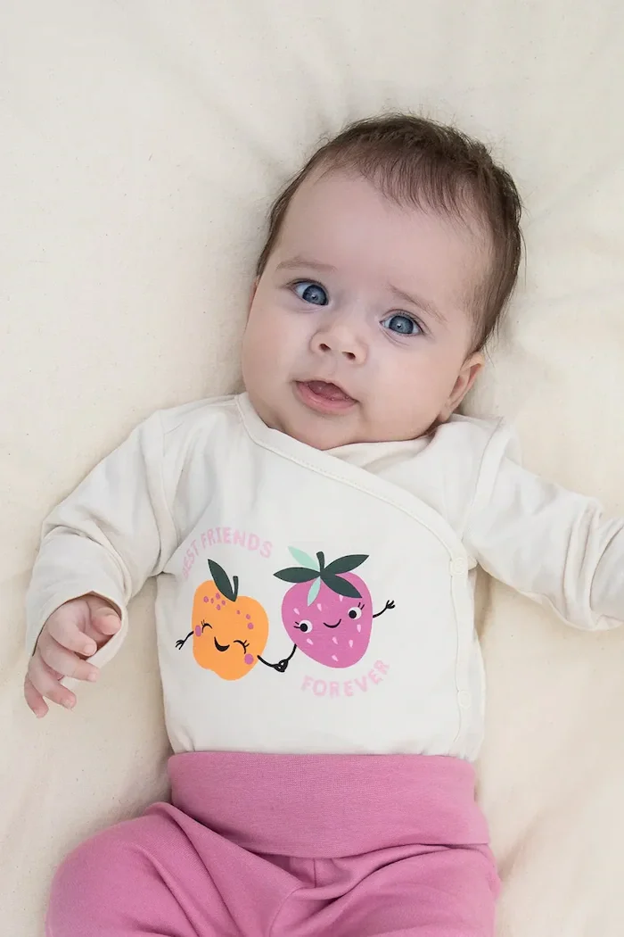 Coccodrillo Бебешко боди HELLO LITTLE GIRL NEWBORN