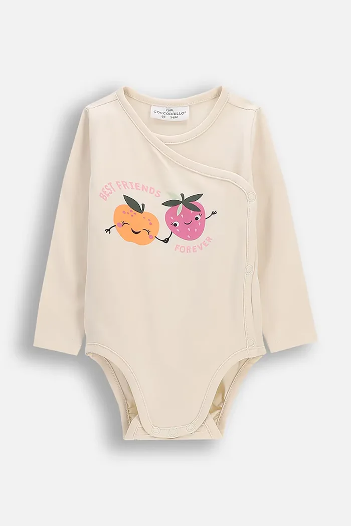 Coccodrillo Бебешко боди HELLO LITTLE GIRL NEWBORN
