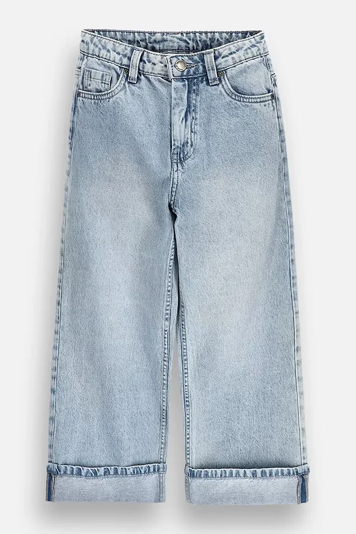 Coccodrillo дънки wide leg за деца сини COLLECTION JEANS GIRL