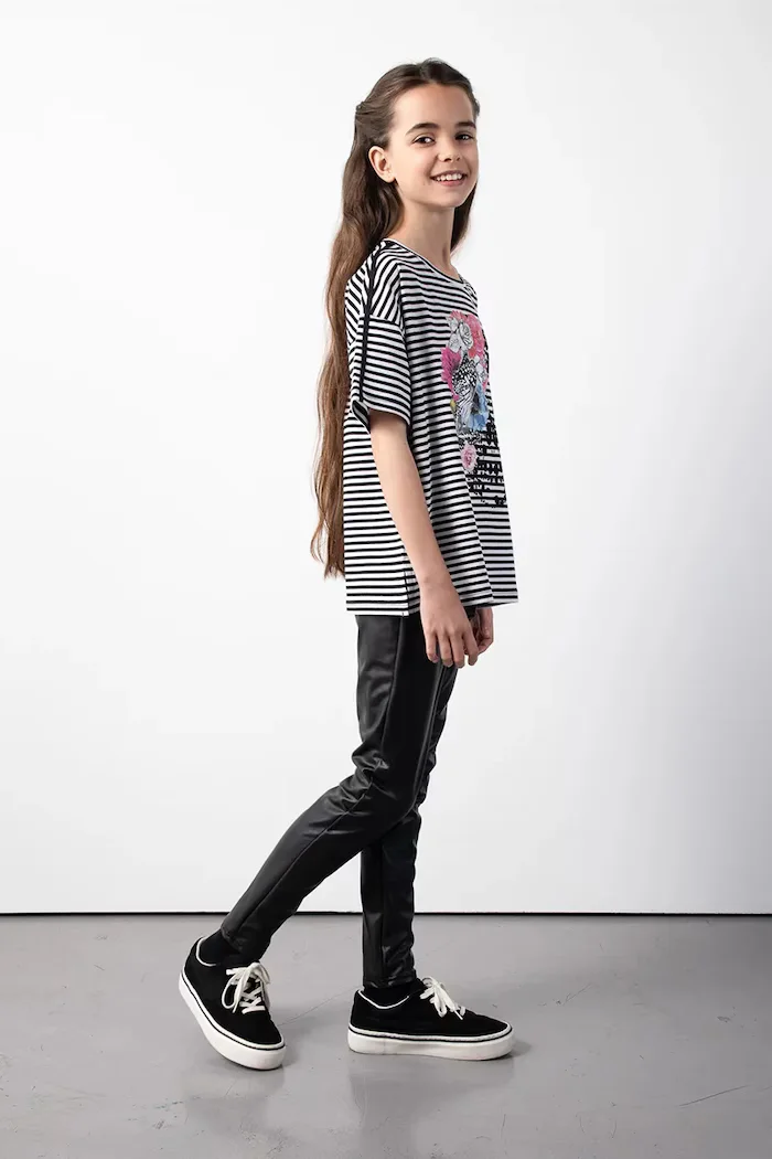 Coccodrillo Детски клин в черно с изчистен дизайн CRAFT PUNK GIRL JUNIOR