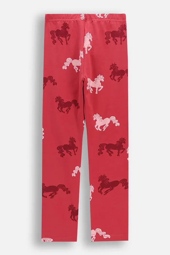 Coccodrillo Детски клин в розово с изчистен дизайн GALLOPING HORIZONS GIRL KIDS
