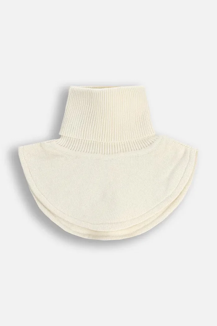 Coccodrillo Детски кръгъл шал в бежово с изчистен дизайн BASIC ACCESSORIES