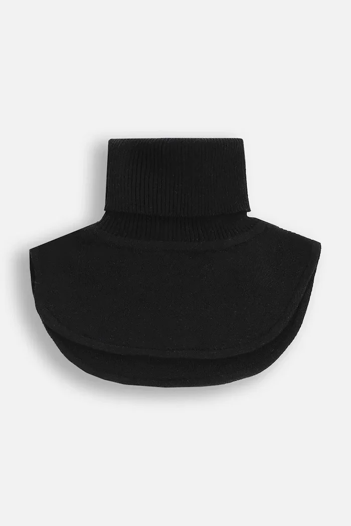 Coccodrillo Детски кръгъл шал в черно с изчистен дизайн BASIC ACCESSORIES