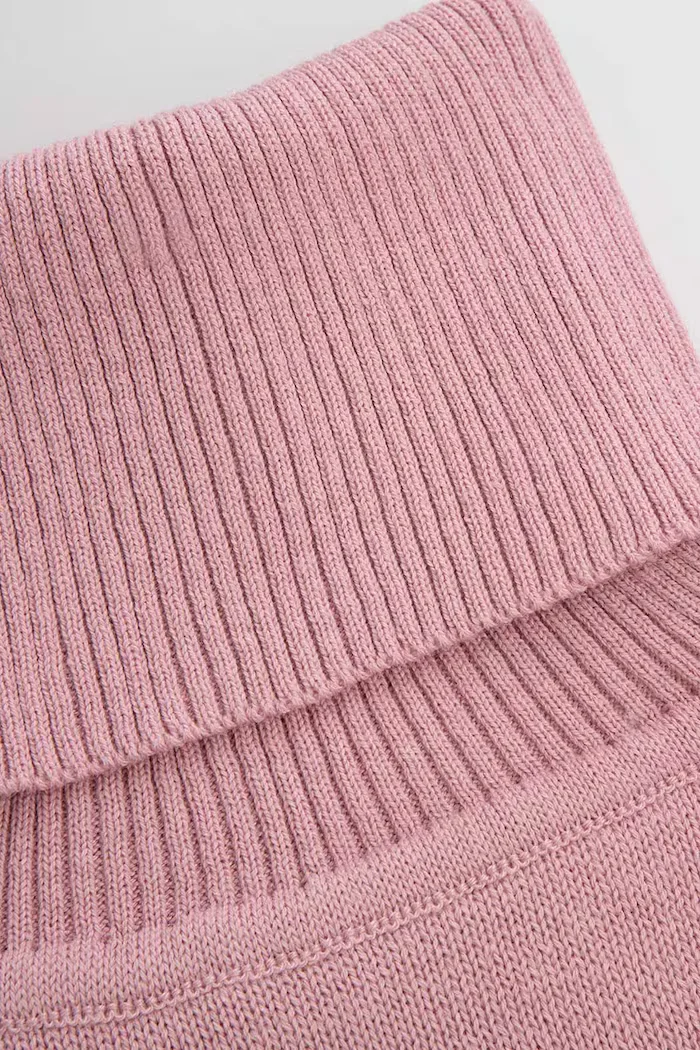 Coccodrillo Детски кръгъл шал в розово с изчистен дизайн BASIC ACCESSORIES