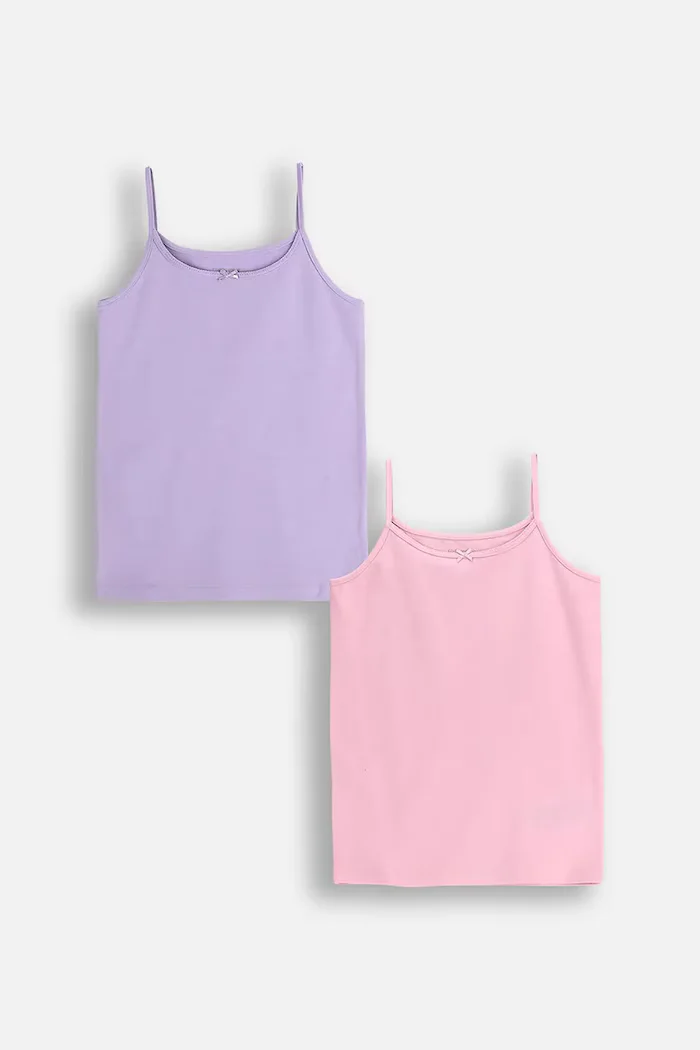 Coccodrillo Детски топ (2 броя) в розово BASIC UNDERWEAR