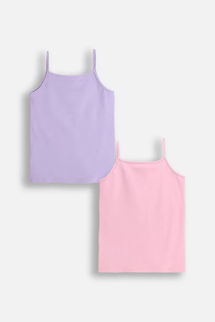 Coccodrillo Детски топ (2 броя) в розово BASIC UNDERWEAR