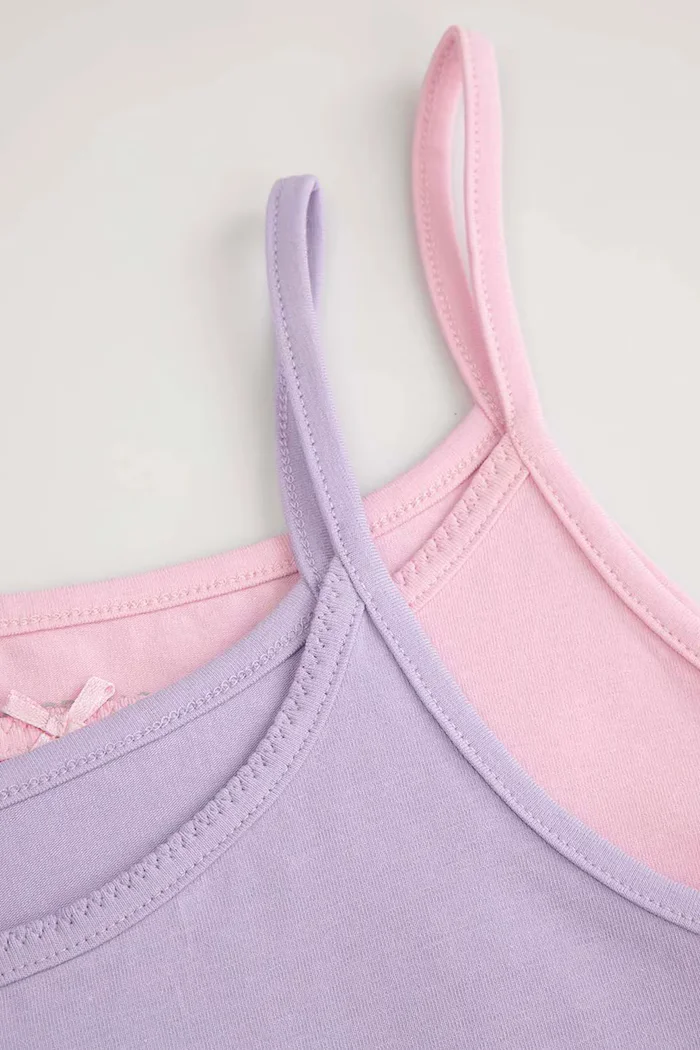 Coccodrillo Детски топ (2 броя) в розово BASIC UNDERWEAR