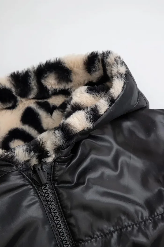 Coccodrillo двустранно яке за деца бежово OUTERWEAR GIRL JUNIOR