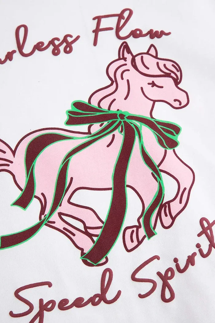 Coccodrillo комплект за деца от памук бежов GALLOPING HORIZONS GIRL KIDS