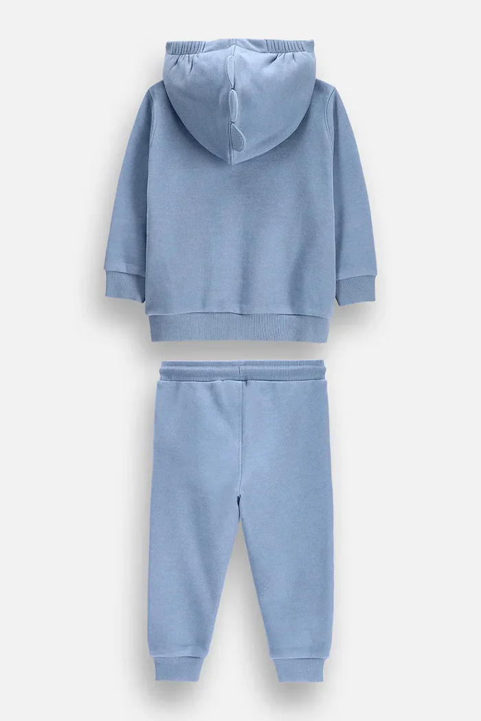 Coccodrillo спортен комплект анцуг за деца с памук син MAMA BOY NEWBORN