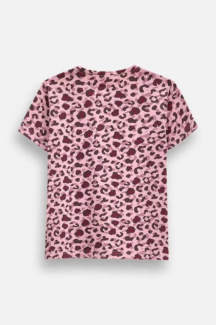 Coccodrillo тениска за деца от памук с еластан многоцветна EVERYDAY GIRL A