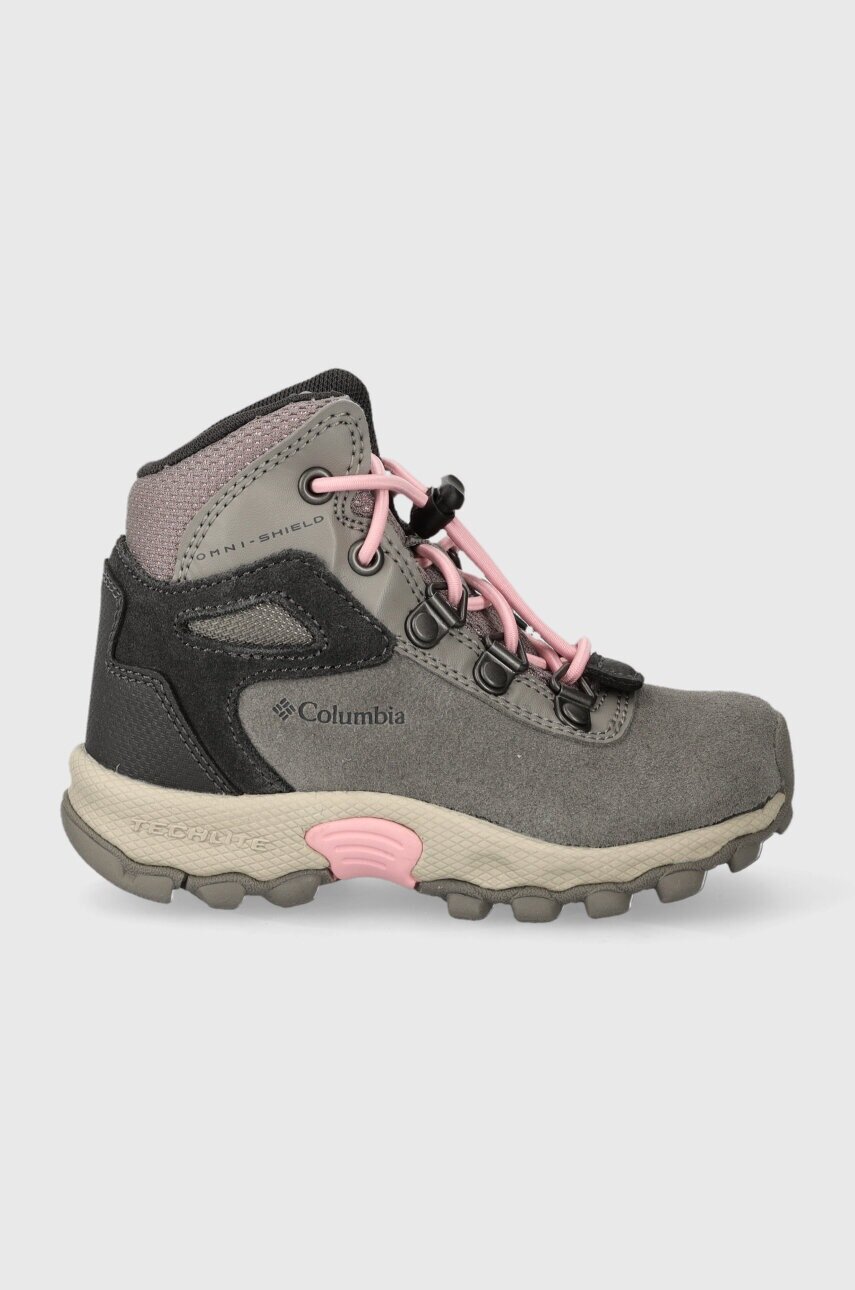 Columbia Детски кожени обувки YOUTH NEWTON RIDGE AMPED