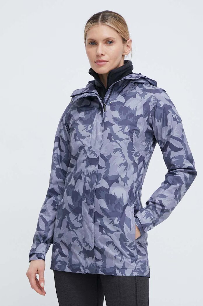 Columbia Непромокаемо яке Splash A Little II Jacket в черно преходен модел 1771064