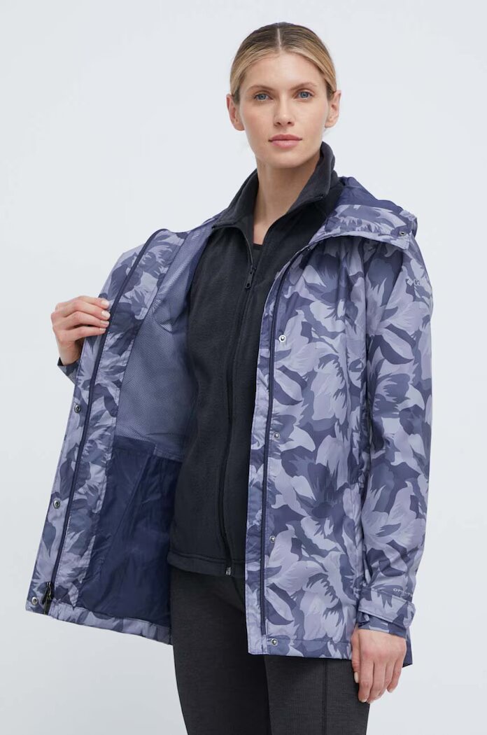 Columbia Непромокаемо яке Splash A Little II Jacket в черно преходен модел 1771064