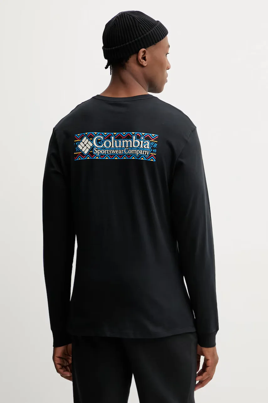 Columbia Памучна блуза с дълги ръкави Explorers Canyon