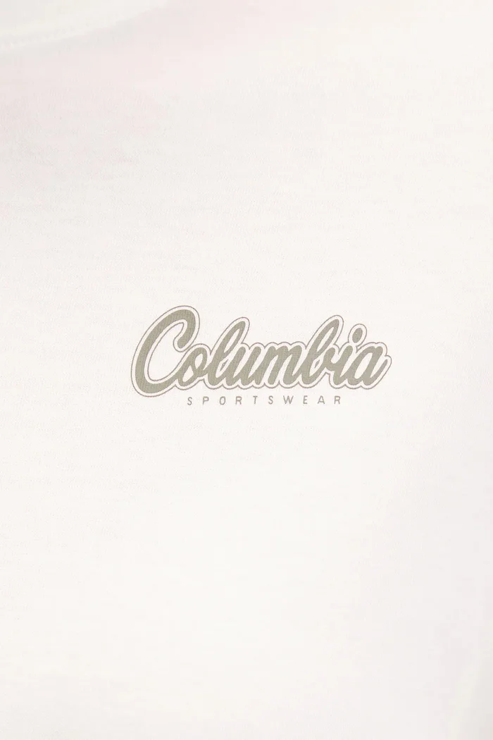 Columbia Памучна тениска Rolling Bend в бяло 2120021