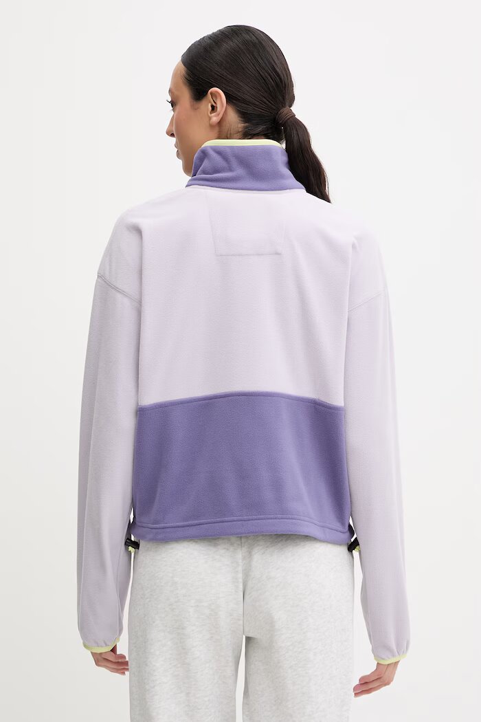 Columbia Поларен суичър Backbowl II FZ Fleece в черно с десен 2092163