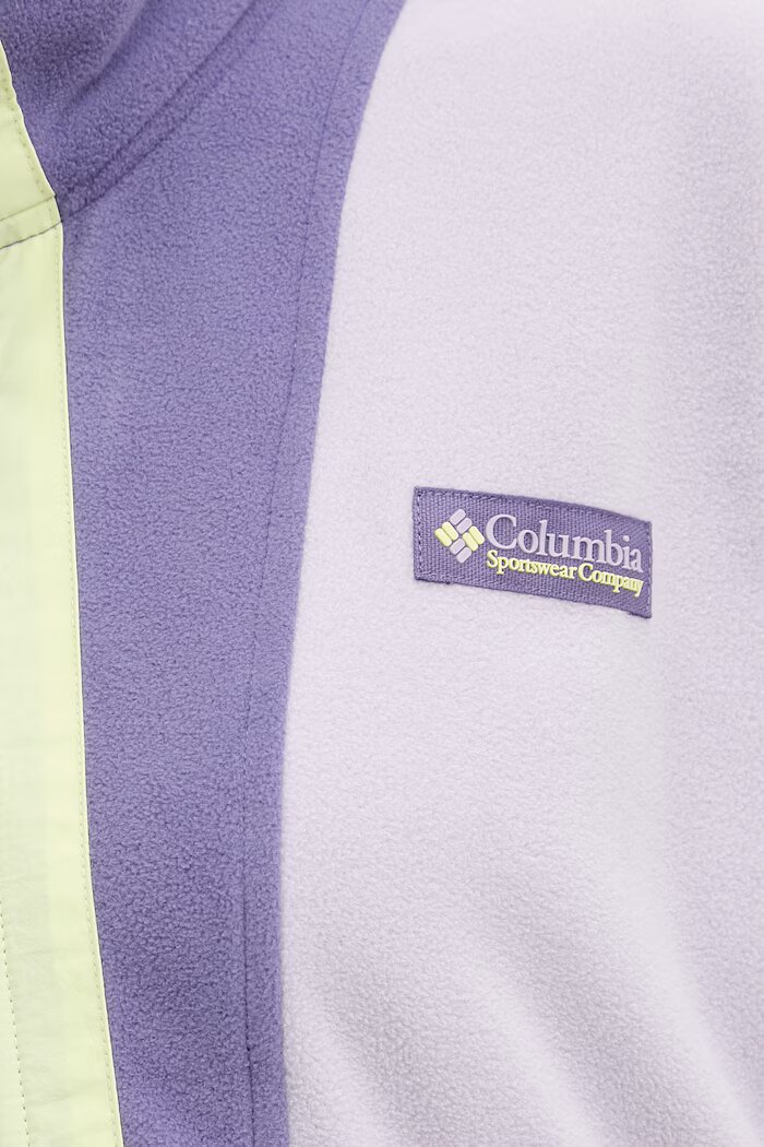 Columbia Поларен суичър Backbowl II FZ Fleece в черно с десен 2092163
