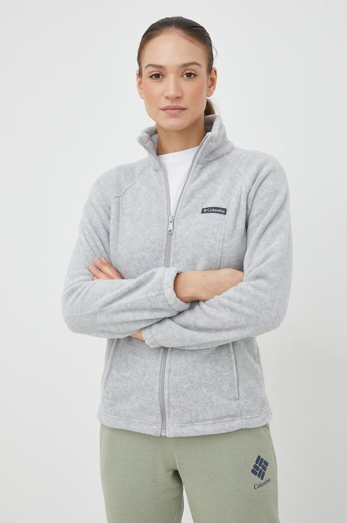 Columbia спортен суичър дамски от полар Benton Springs сив 1372111