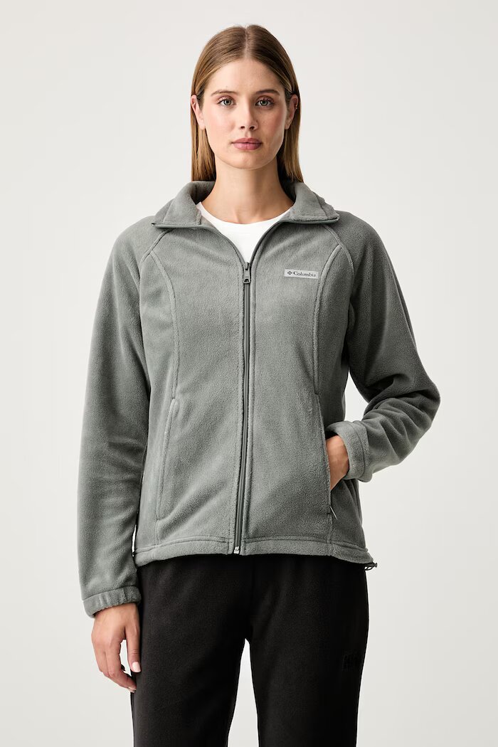 Columbia спортен суичър дамски от полар Benton Springs зелен 1372111