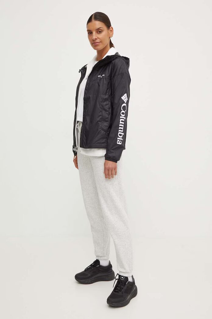 Columbia Спортен суичър Fast Trek Ii в бяло с изчистен дизайн 1465351