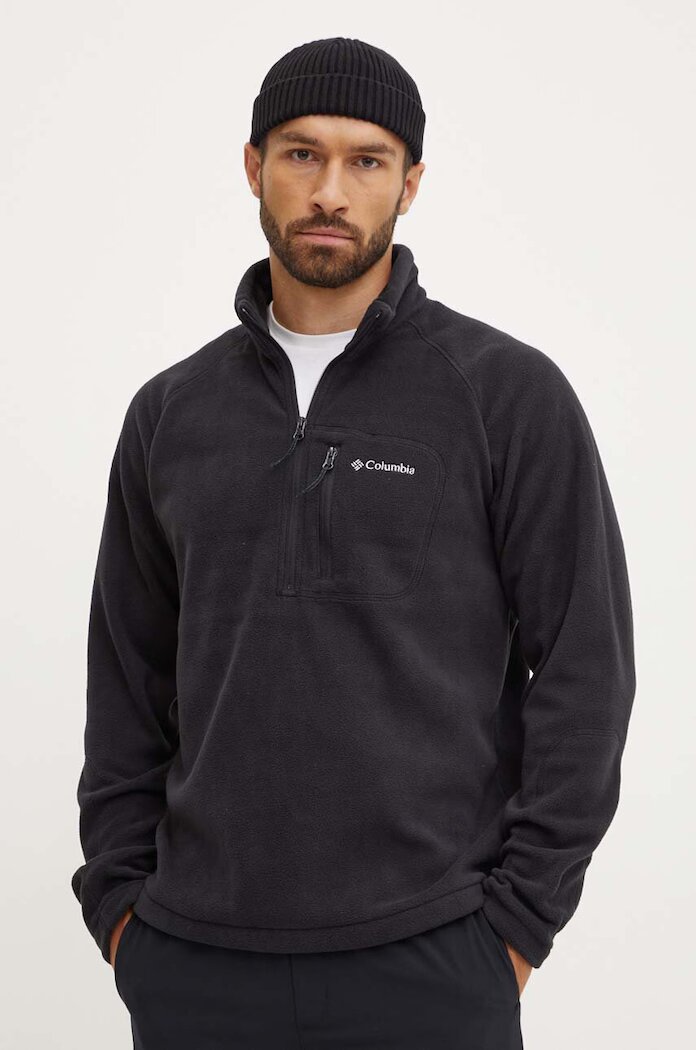 Columbia Спортен суичър Fast Trek III в черно с изчистен дизайн 1553511