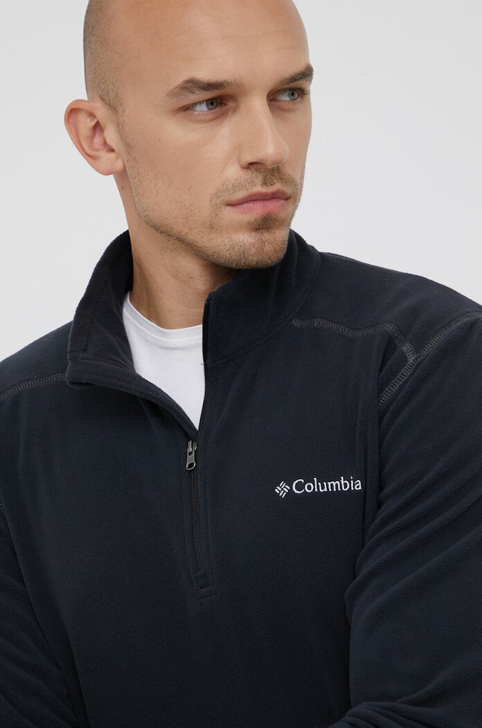 Columbia Спортен суичър Klamath Range Ii в черно с изчистен дизайн
