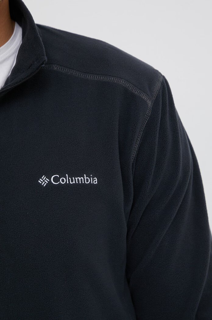 Columbia Спортен суичър Klamath Range Ii в черно с изчистен дизайн