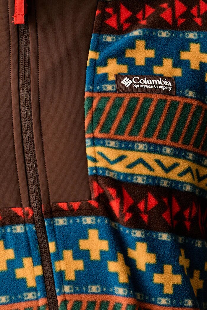 Columbia спортен суичър мъжки от полар Sequoia Grove кафяв 2174071