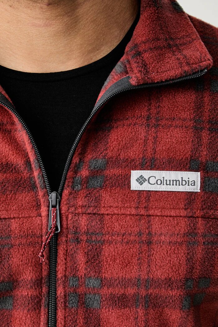 Columbia спортен суичър мъжки от полар SteensMountain червен 1478231