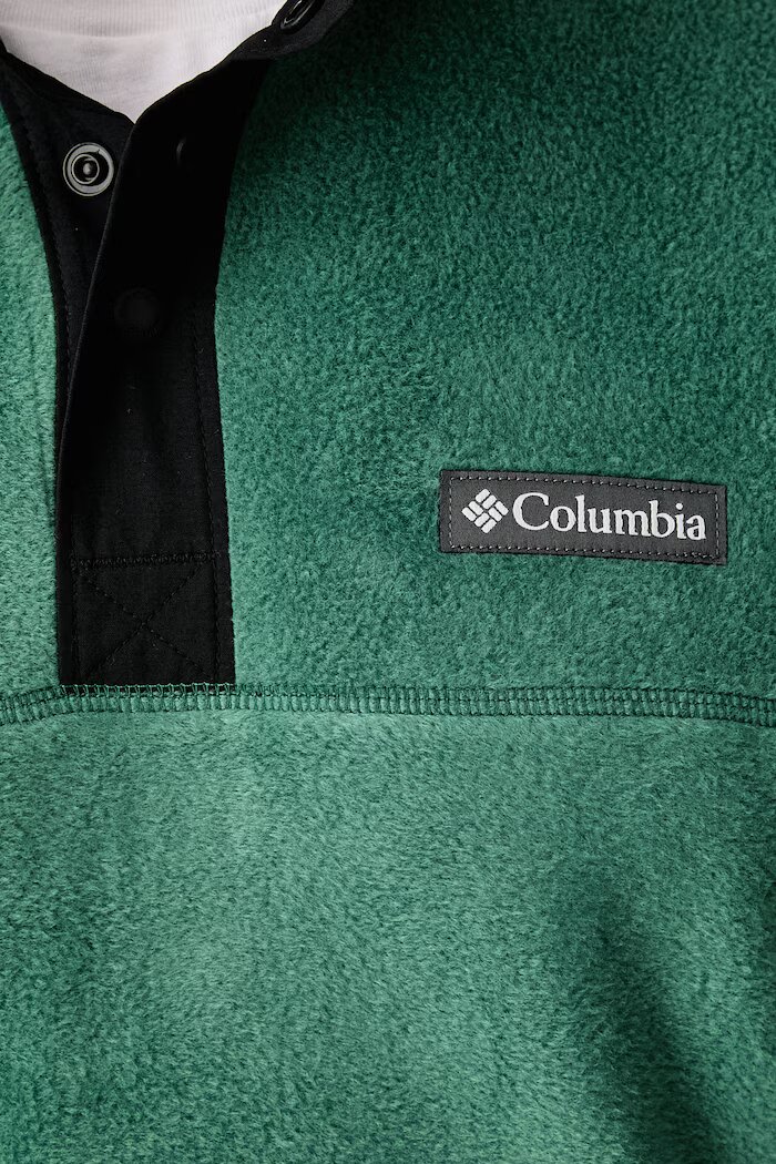 Columbia спортен суичър мъжки Steens Mountain Half Snap зелен 2097721