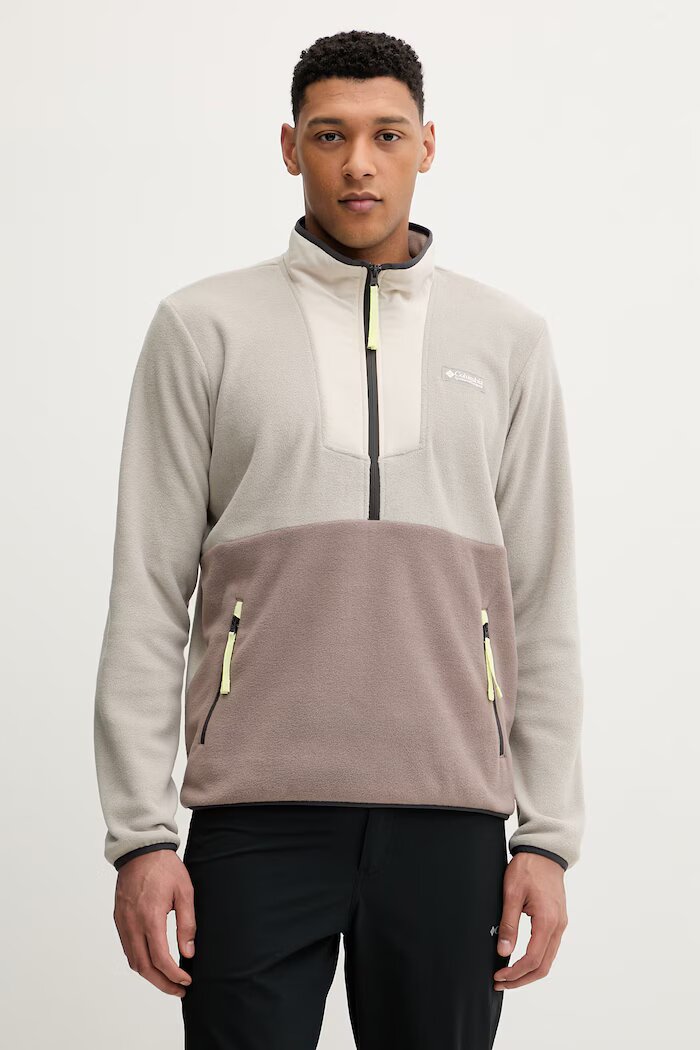 Columbia Спортен суичър Sequoia Grove мъжки в сиво с изчистен дизайн 2095901