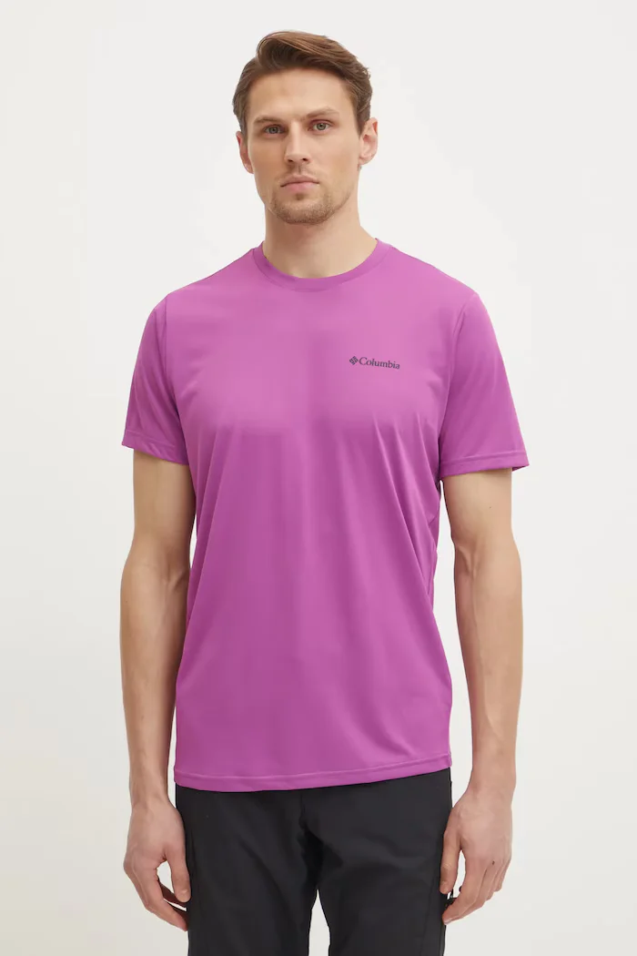 Columbia Спортна тениска Hike в черно с изчистен дизайн 1990391