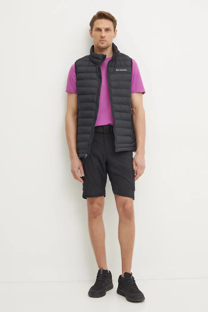 Columbia Спортна тениска Hike в черно с изчистен дизайн 1990391