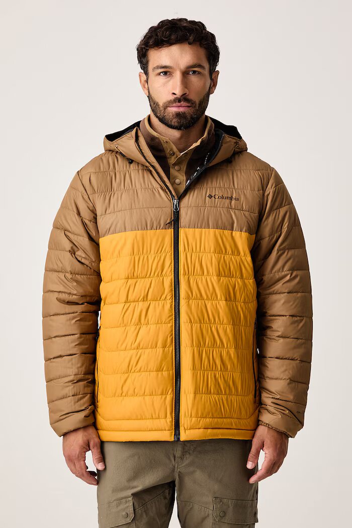 Columbia спортно яке мъжко Powder Lite жълто 2086944