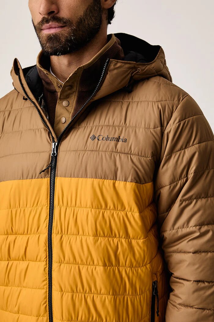 Columbia спортно яке мъжко Powder Lite жълто 2086944