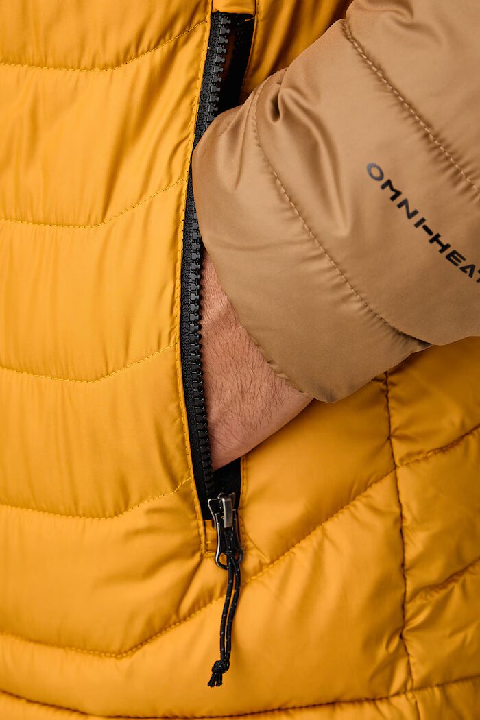 Columbia спортно яке мъжко Powder Lite жълто 2086944