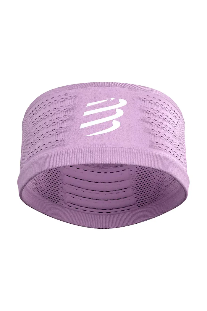 Compressport лента за глава дамска On/Off виолетова XBNU390