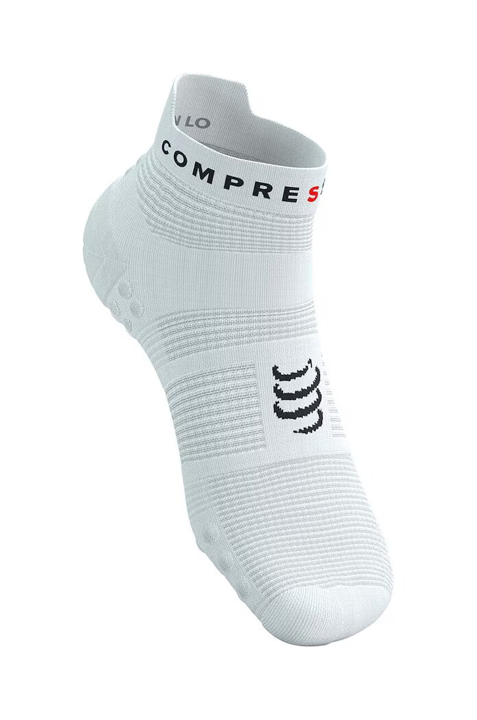 Compressport спортни чорапи Pro Racing v4.0 бели XU00047B5