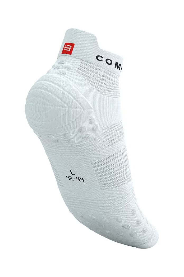 Compressport спортни чорапи Pro Racing v4.0 бели XU00047B5