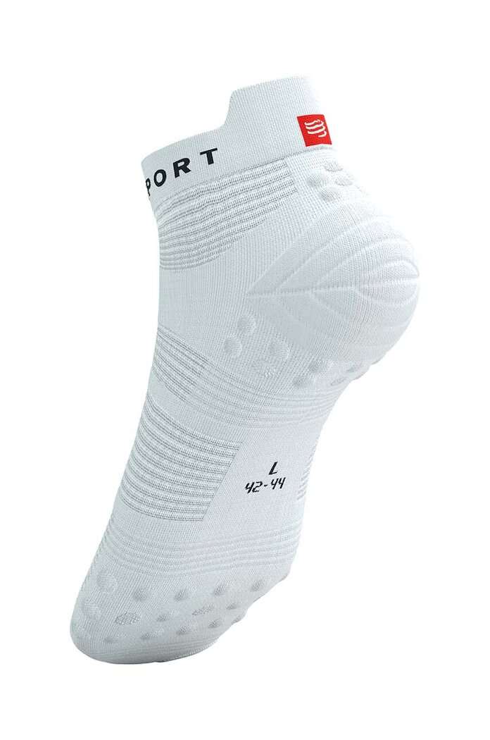 Compressport спортни чорапи Pro Racing v4.0 бели XU00047B5