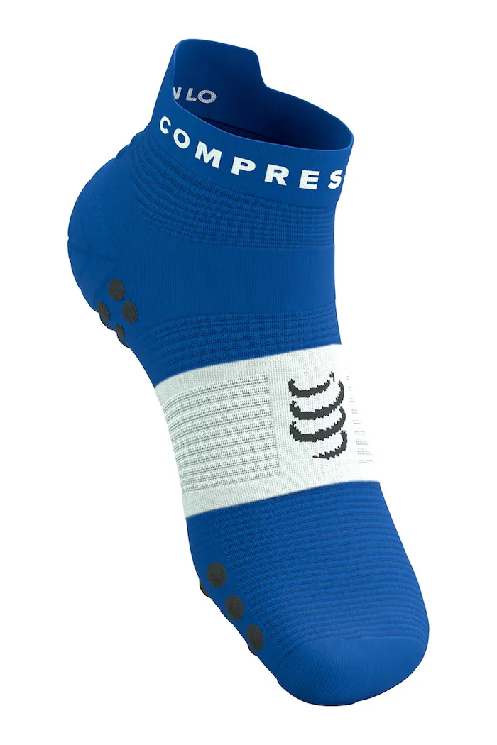 Compressport спортни чорапи Pro Racing v4.0 сини XU00047B5