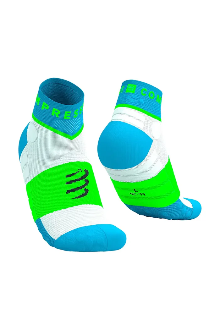 Compressport спортни чорапи Ultra Trail Low Socks сини SLCU442
