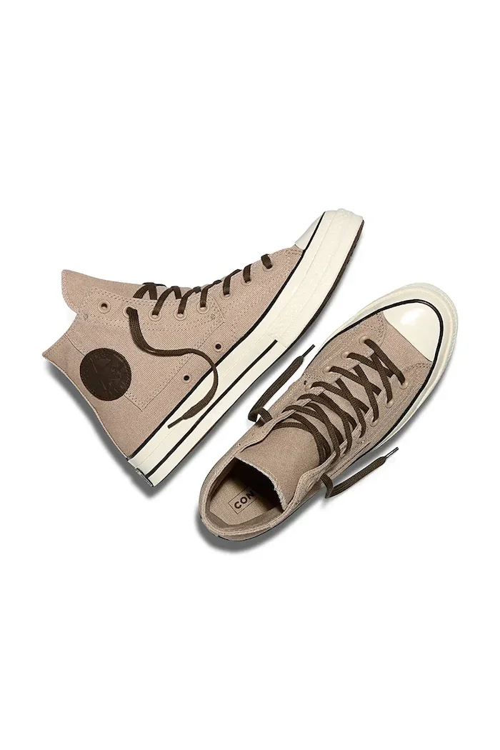 Converse Chuck 70 HI високи кецове дамски бежови високи A18177C