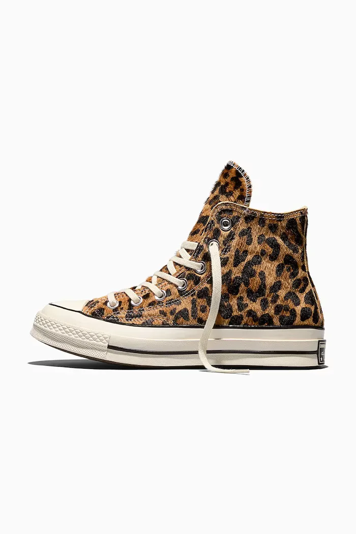 Converse Chuck 70 HI високи кецове дамски от кожа бежови високи A19169C