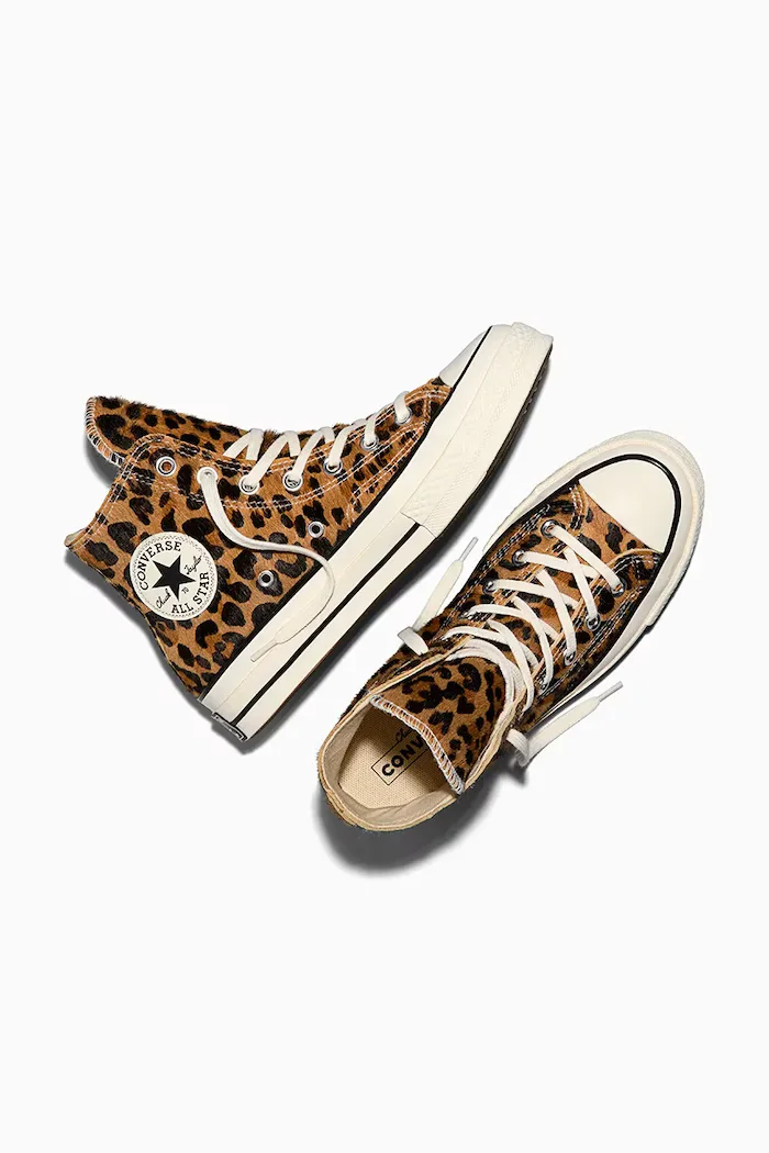 Converse Chuck 70 HI високи кецове дамски от кожа бежови високи A19169C