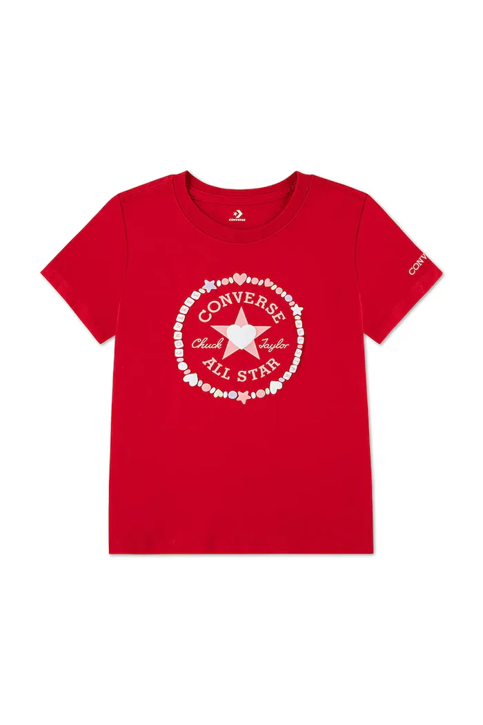 Converse Детска тениска в червено 4CJ522